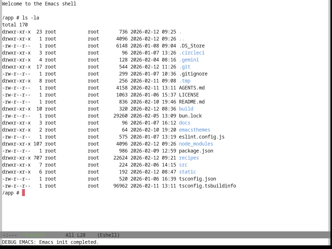 Base16 Da One White Theme in eshell