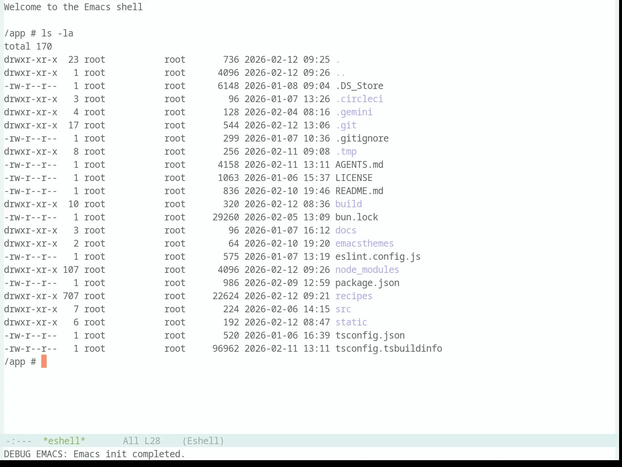 Base16 Danqing Light Theme in eshell