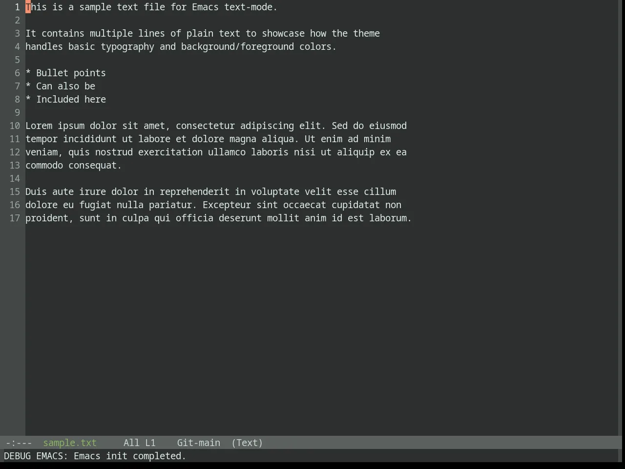 Base16 Danqing Theme in text-mode