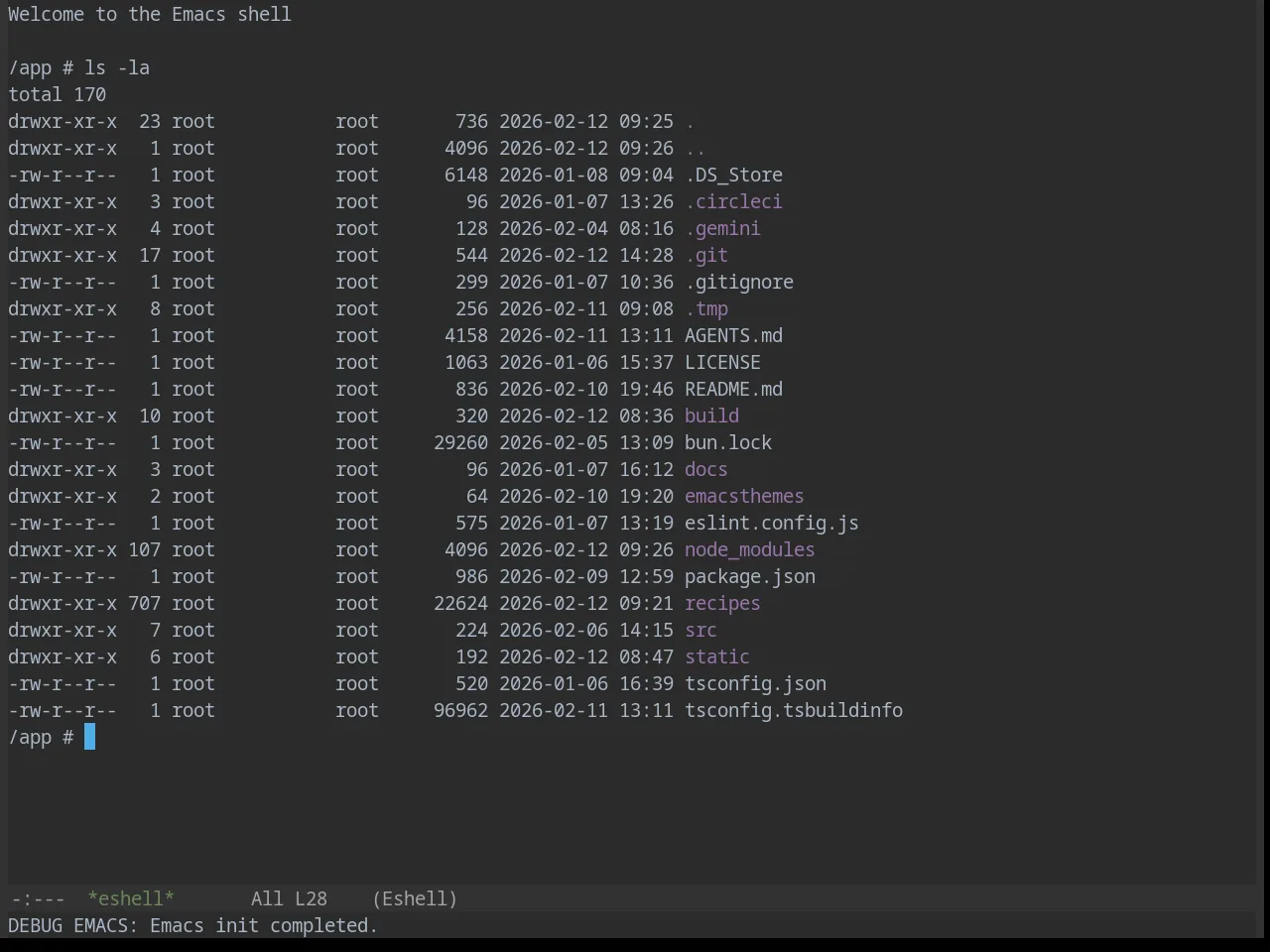 Base16 Darcula Theme in eshell