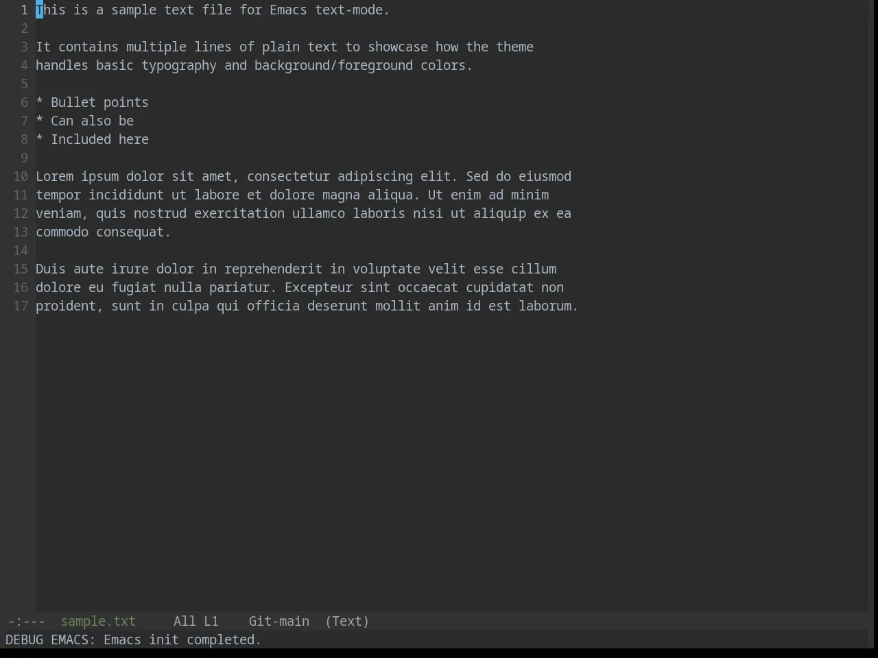 Base16 Darcula Theme in text-mode