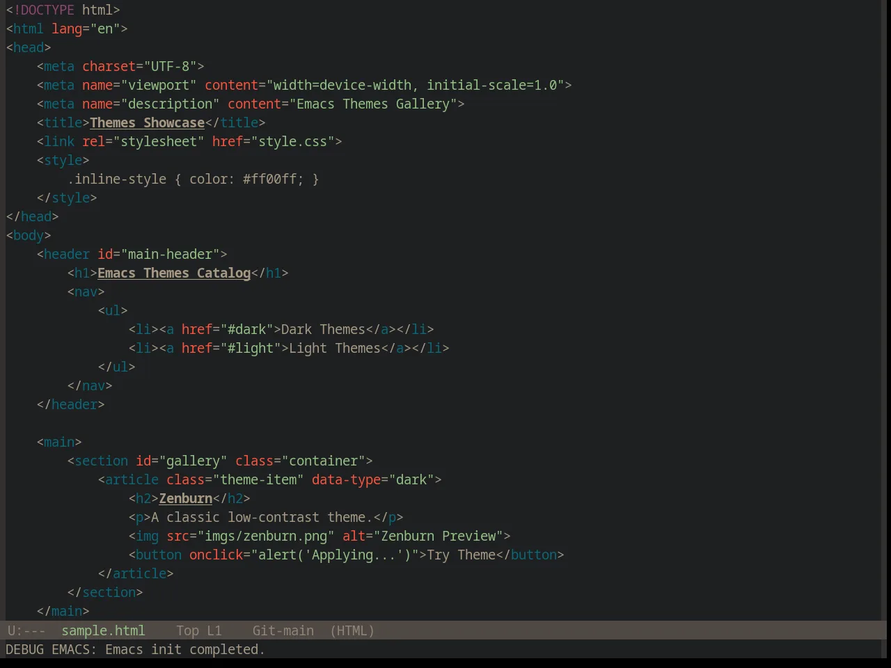 Base16 Darktooth Theme in html-mode