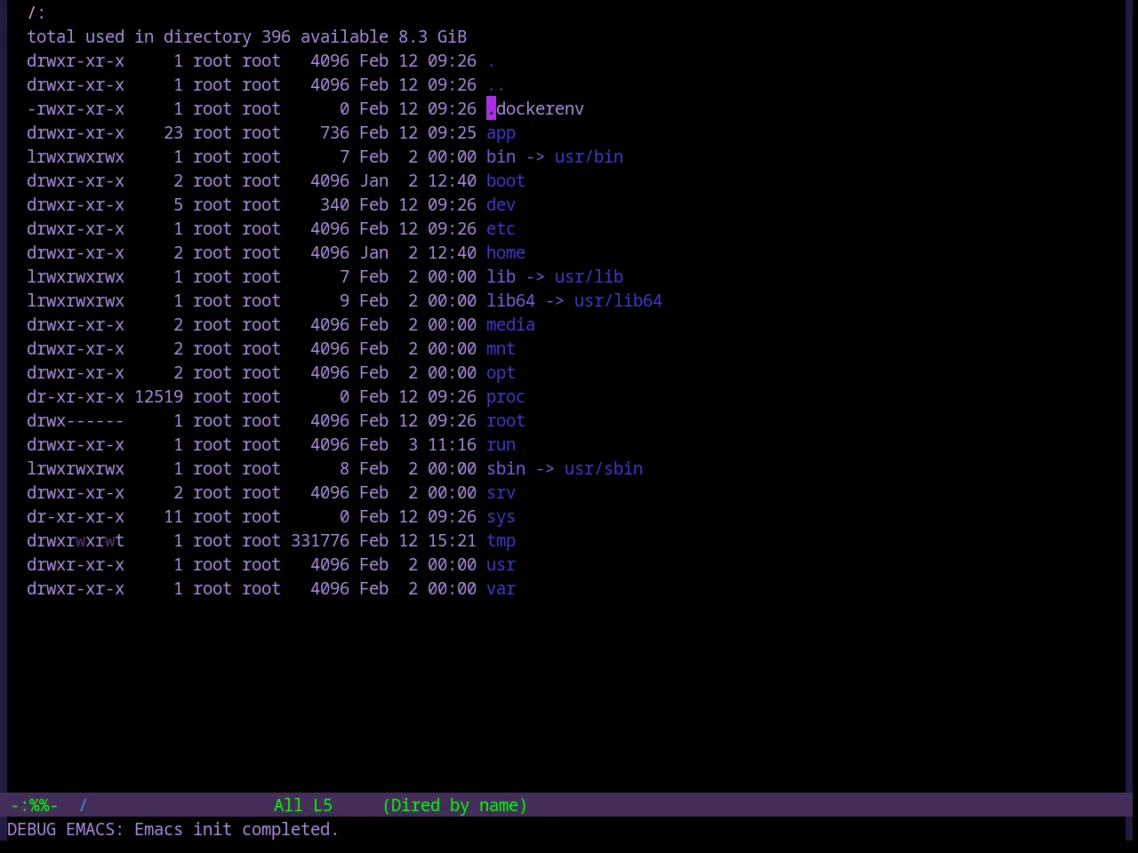Base16 Darkviolet Theme in dired