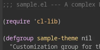 Preview of Base16 Decaf Theme theme