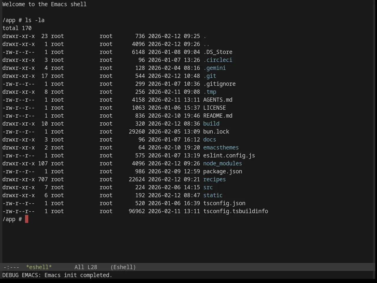 Base16 Default Dark Theme in eshell
