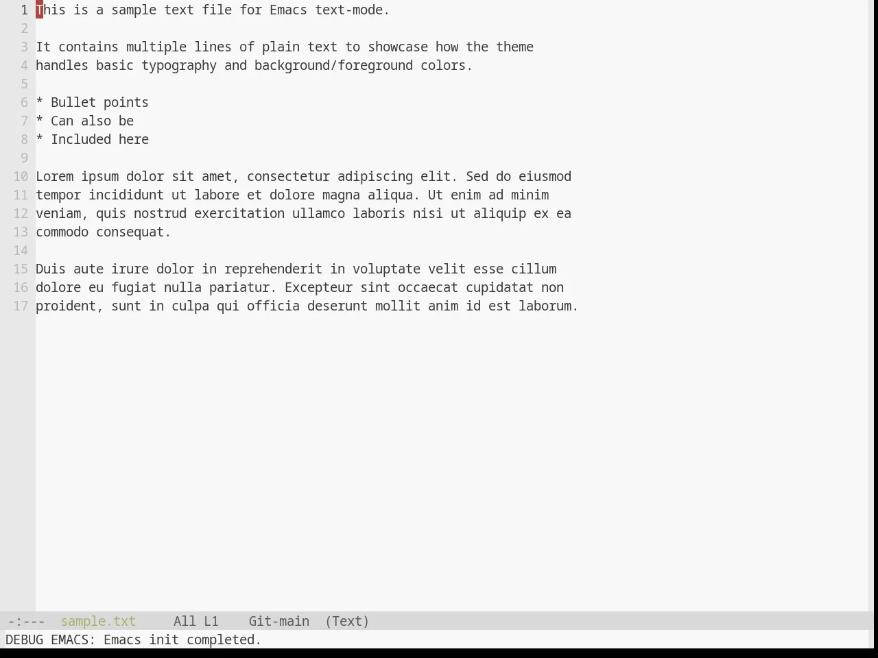 Base16 Default Light Theme in text-mode