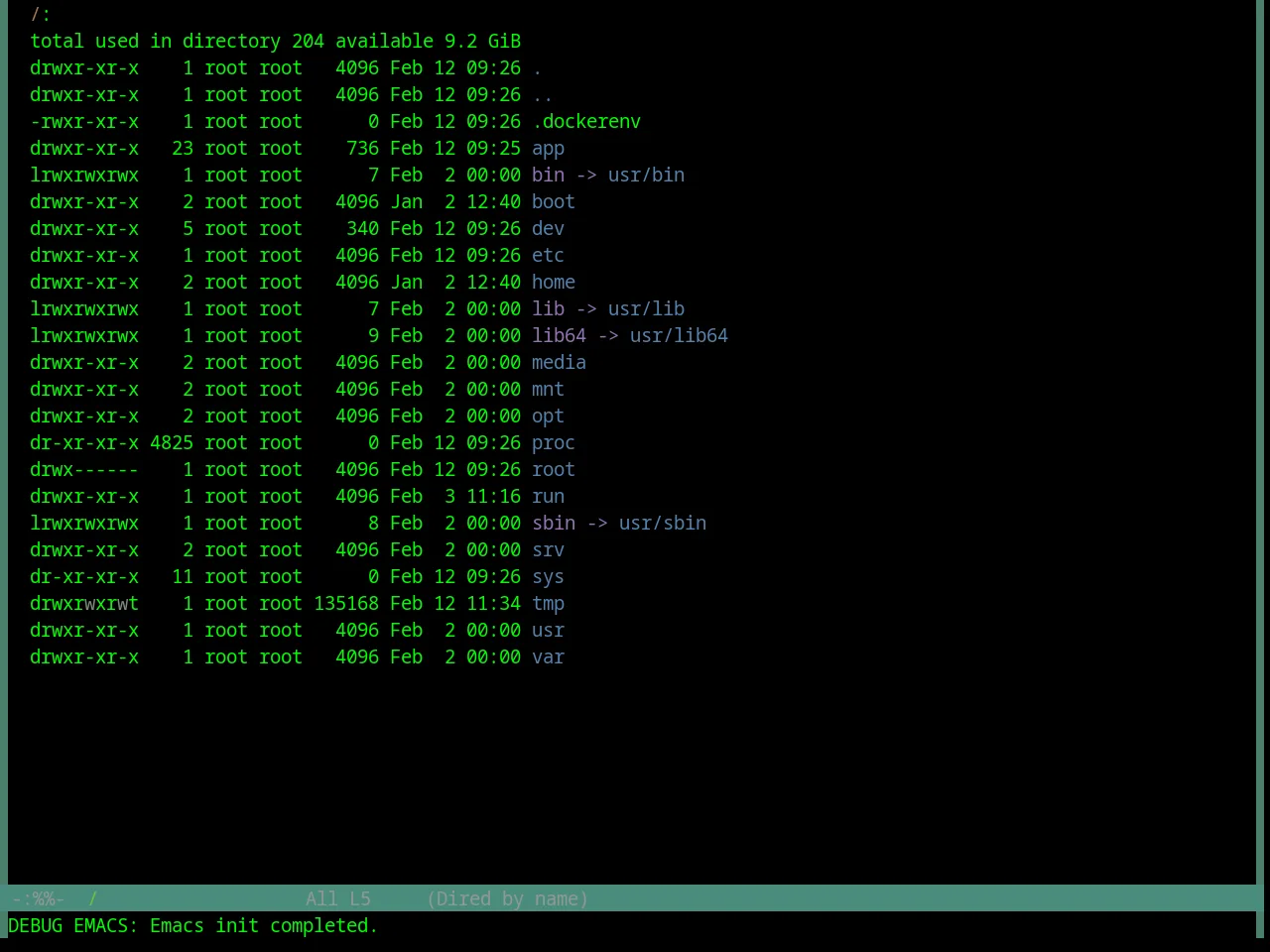 Base16 Digital Rain Theme in dired
