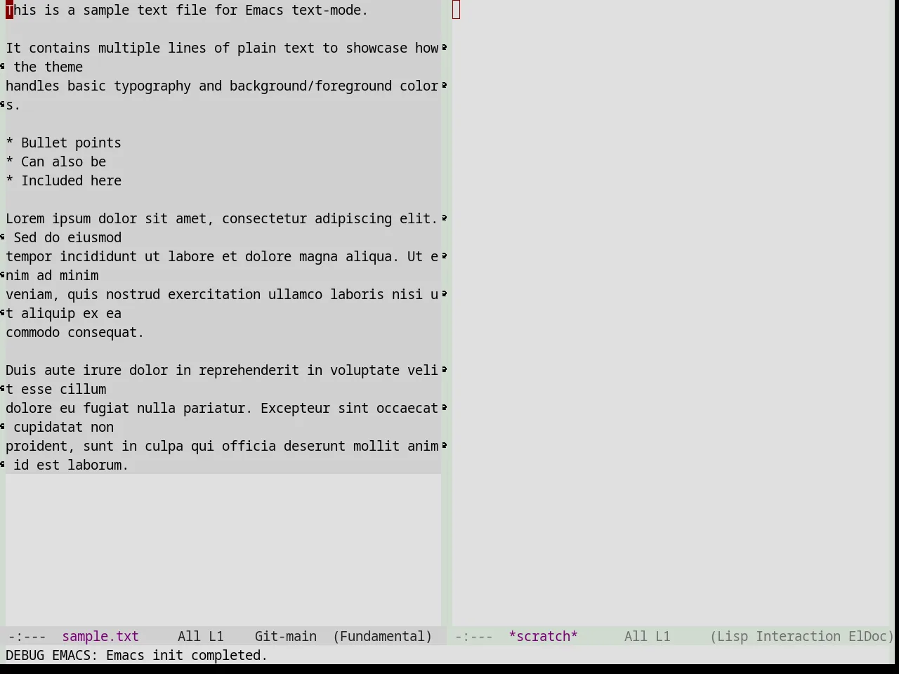 Base16 Dirtysea Theme in fundamental-mode