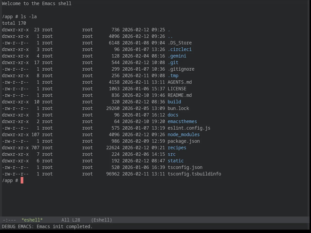 Base16 Edge Dark Theme in eshell