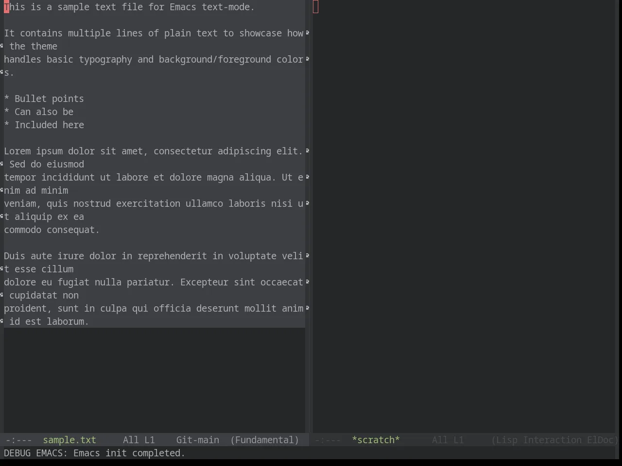Base16 Edge Dark Theme in fundamental-mode