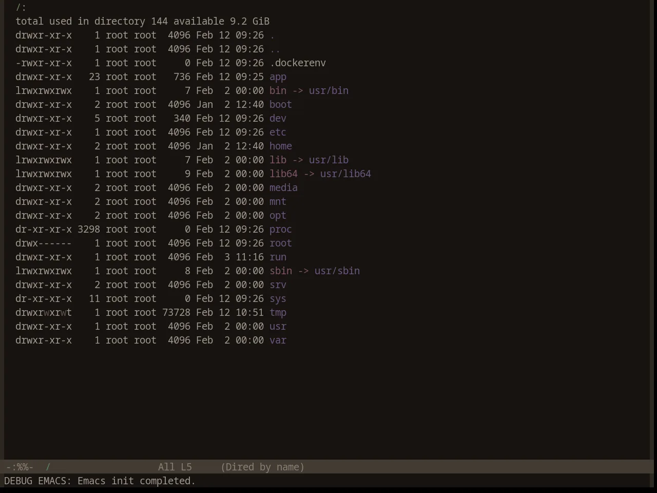 Base16 Embers Theme in dired