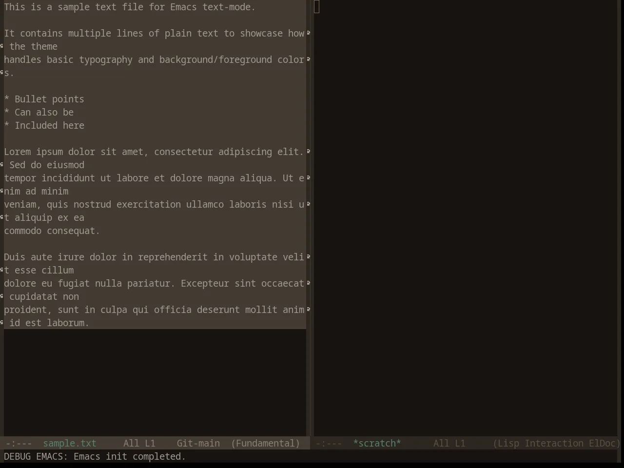Base16 Embers Theme in fundamental-mode
