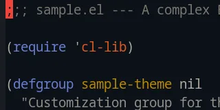 Preview of Base16 Equilibrium Dark Theme theme