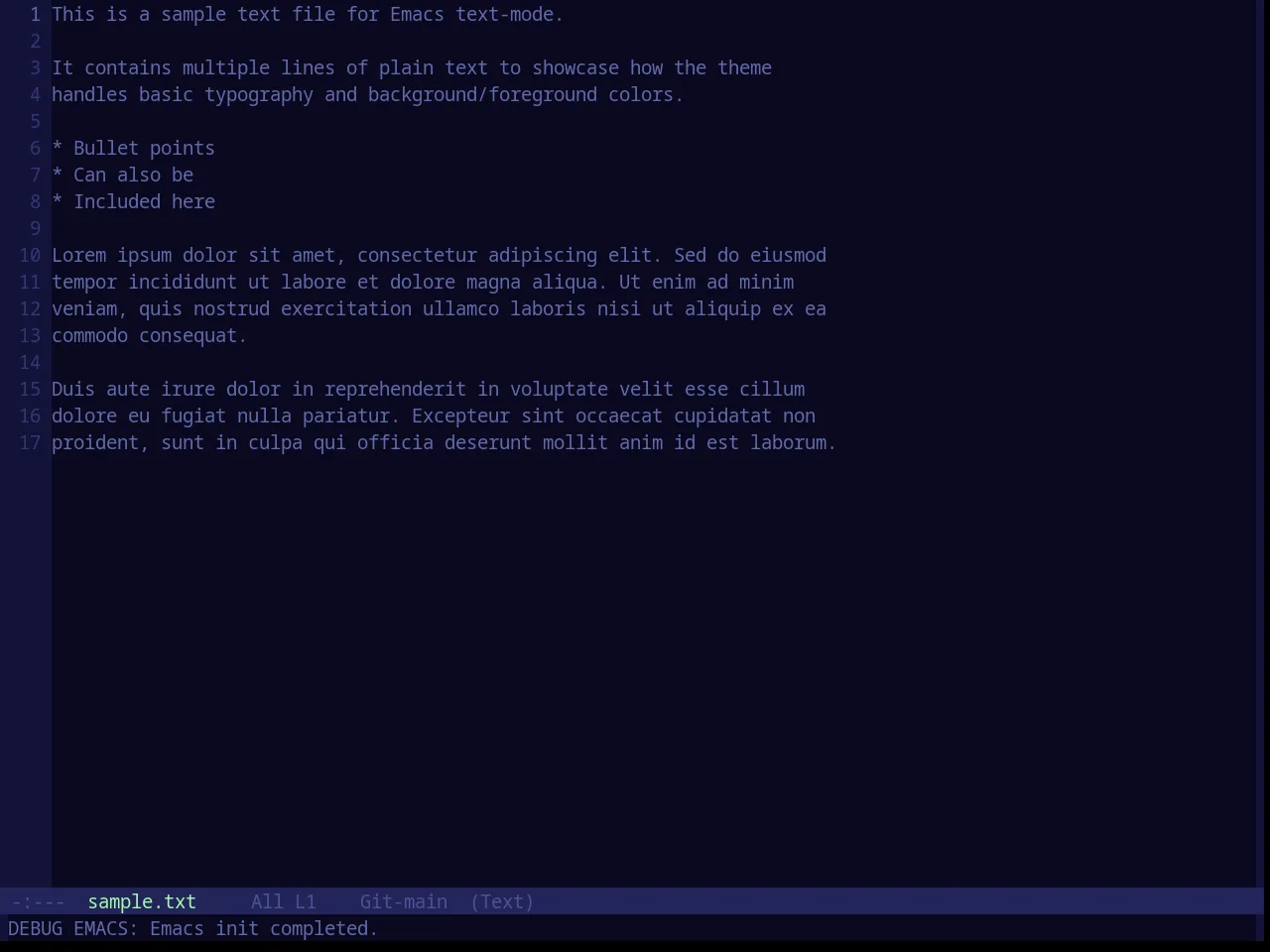 Base16 Eris Theme in text-mode