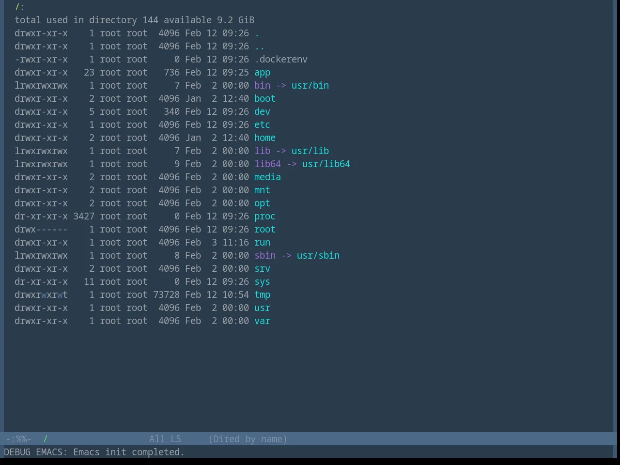 Base16 Eva Dim Theme in dired