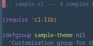 Preview of Base16 Eva Dim Theme theme