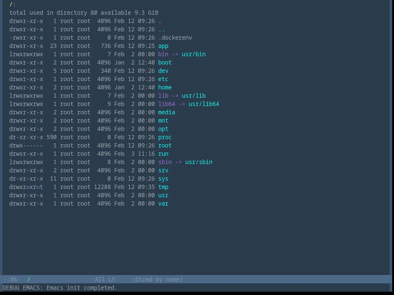 Base16 Eva Theme in dired