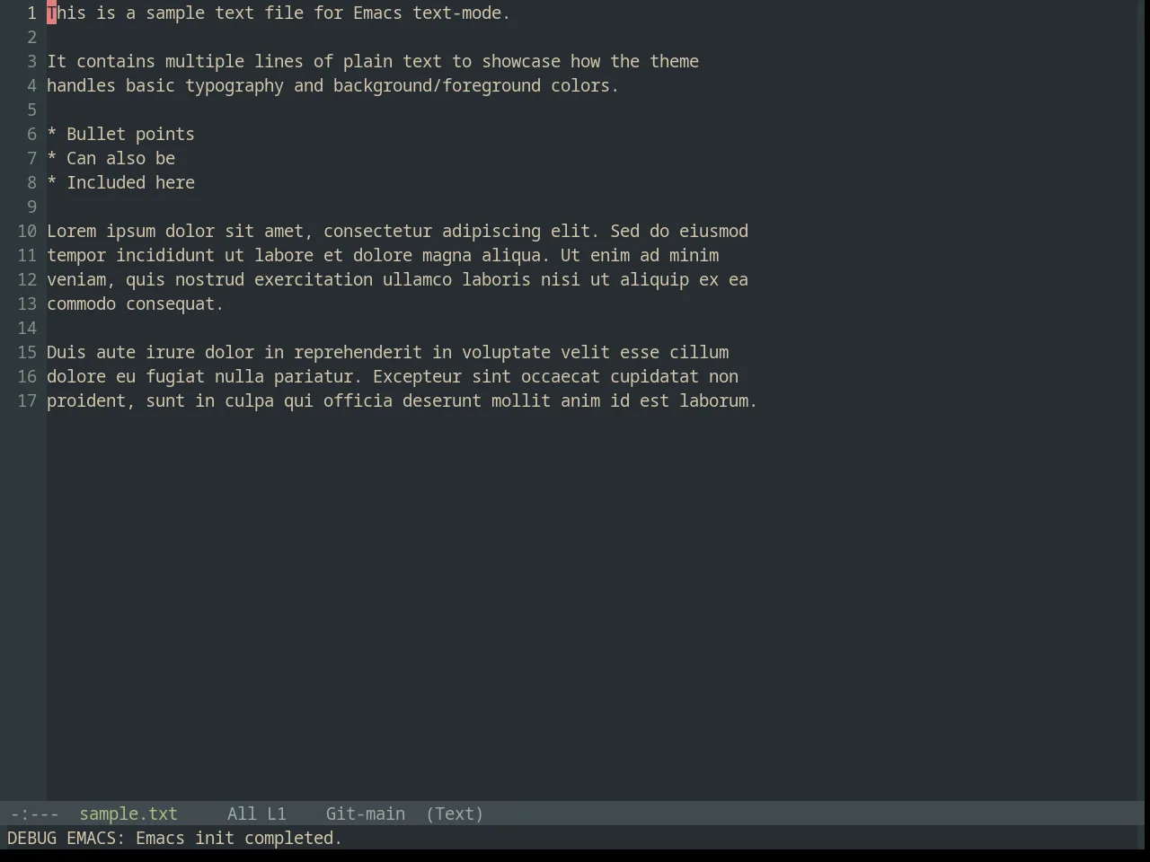 Base16 Everforest Dark Hard Theme in text-mode