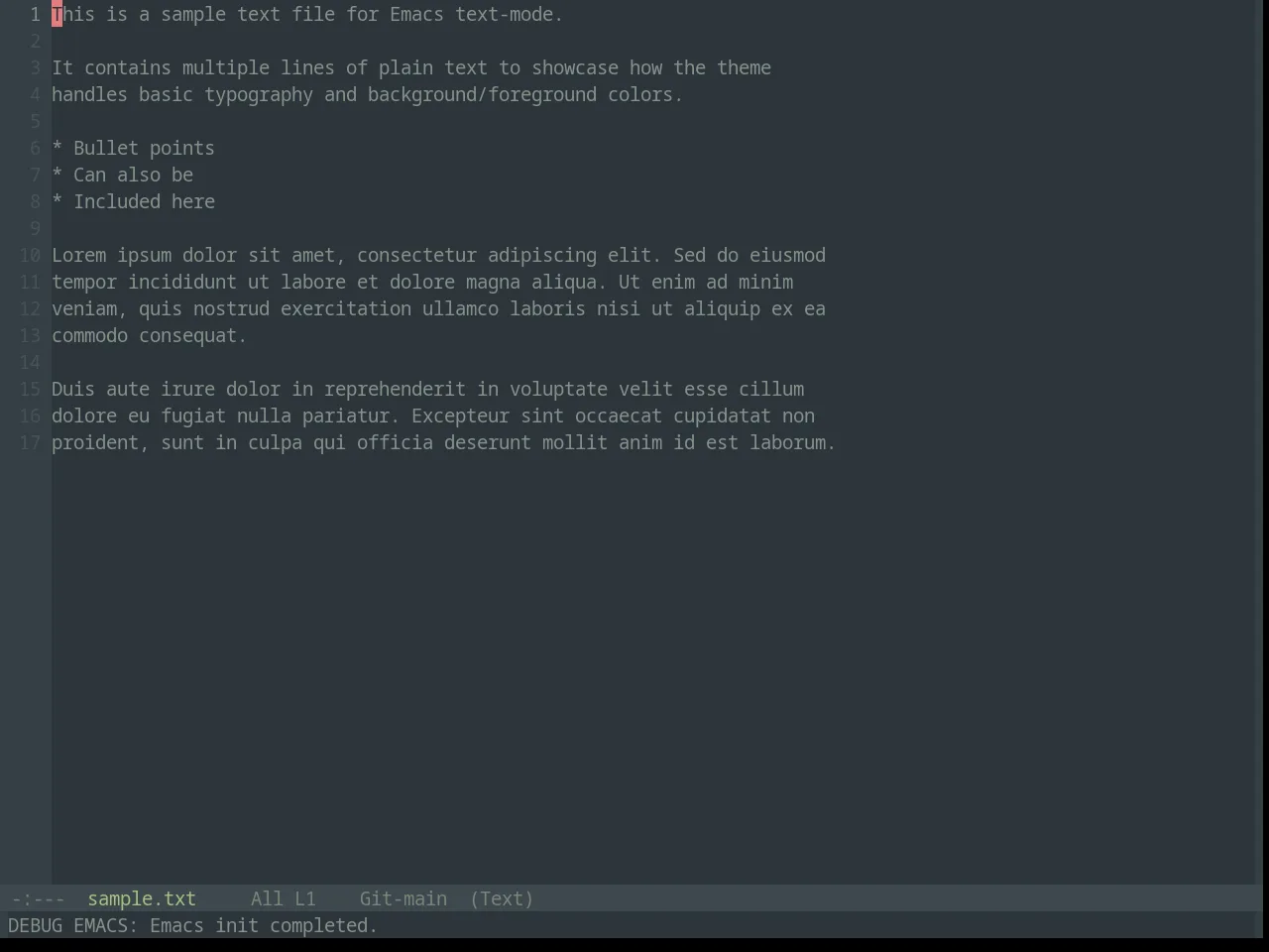 Base16 Everforest Dark Medium Theme in text-mode