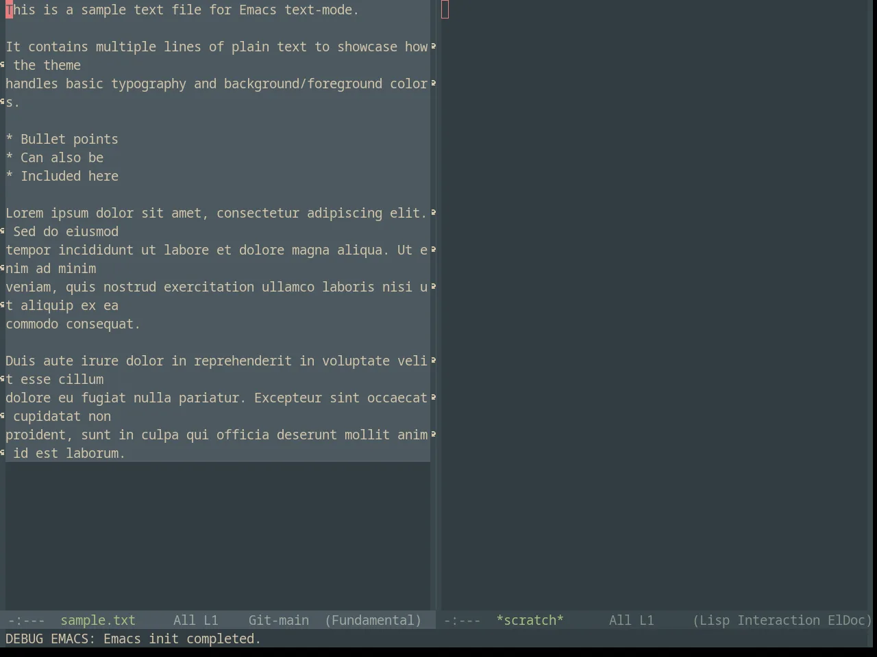 Base16 Everforest Dark Soft Theme in fundamental-mode