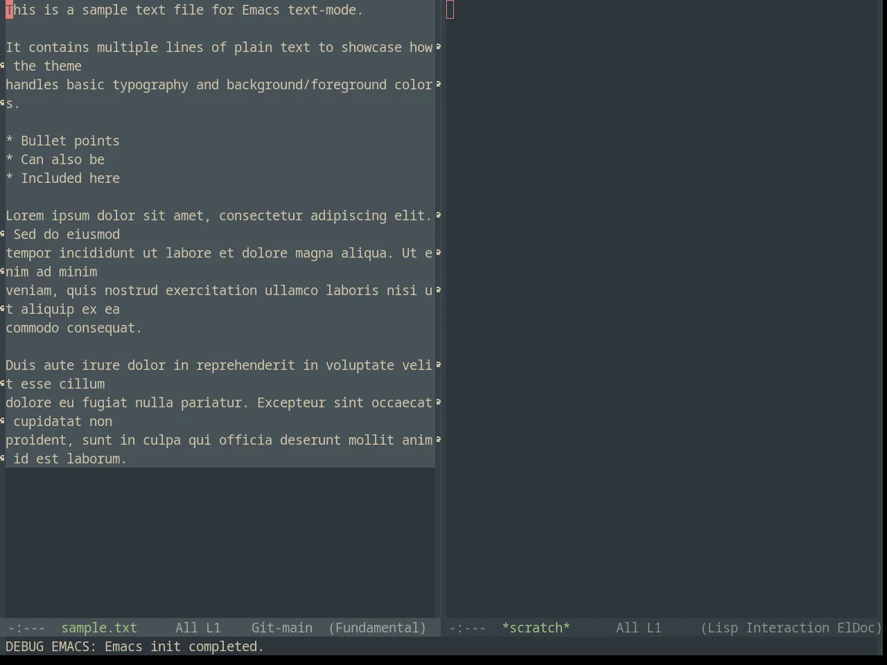 Base16 Everforest Theme in fundamental-mode