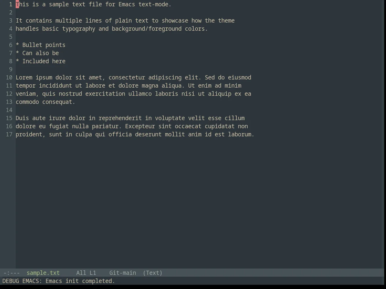 Base16 Everforest Theme in text-mode