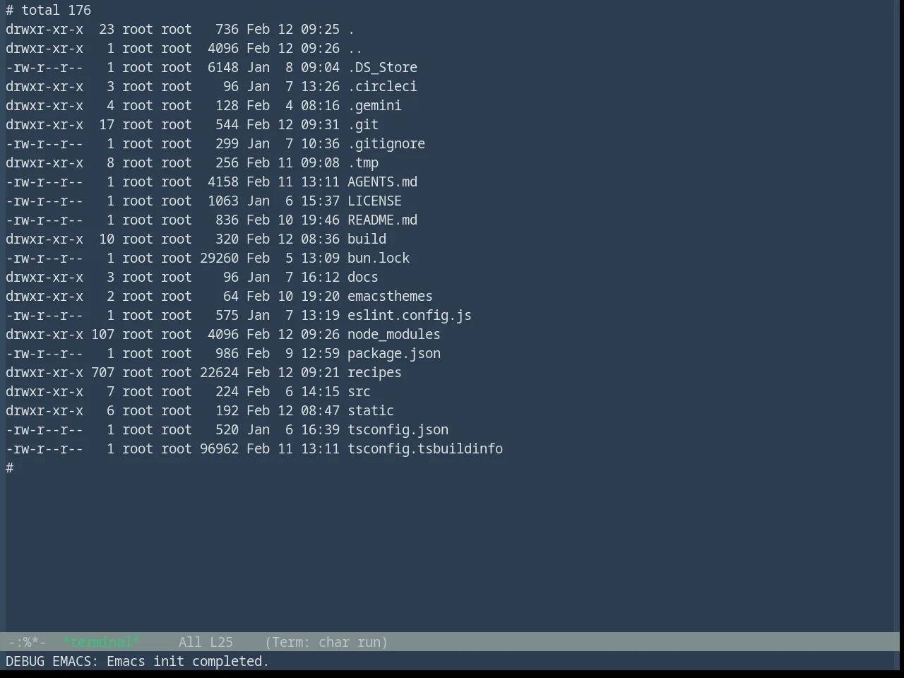 Base16 Flat Theme in term