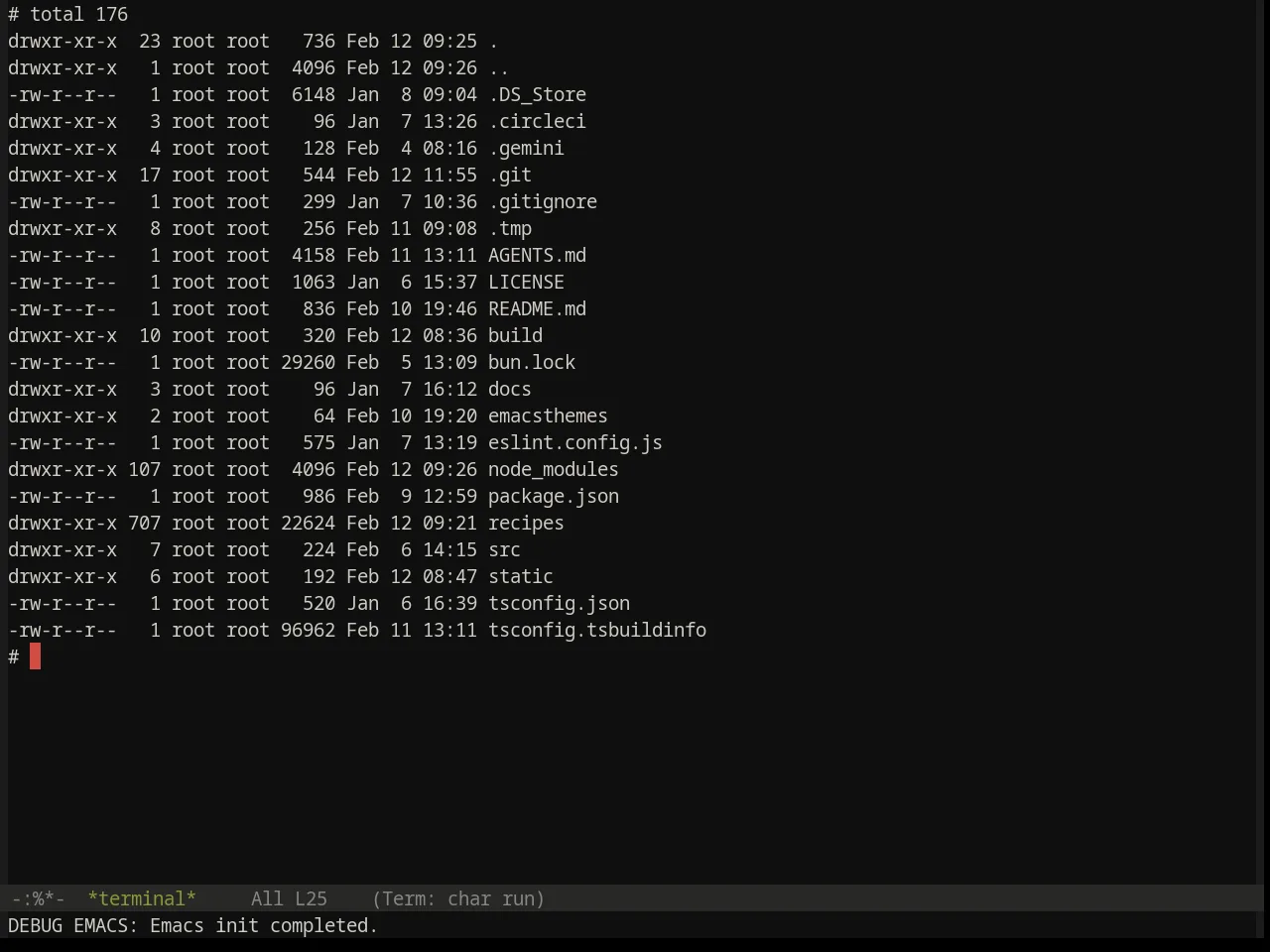 Base16 Flexoki Dark Theme in term