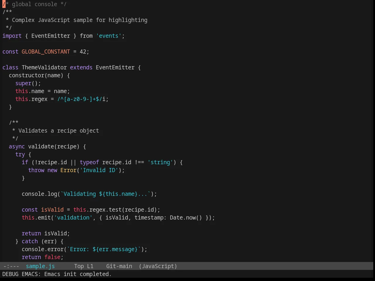 Base16 Framer Theme in javascript-mode