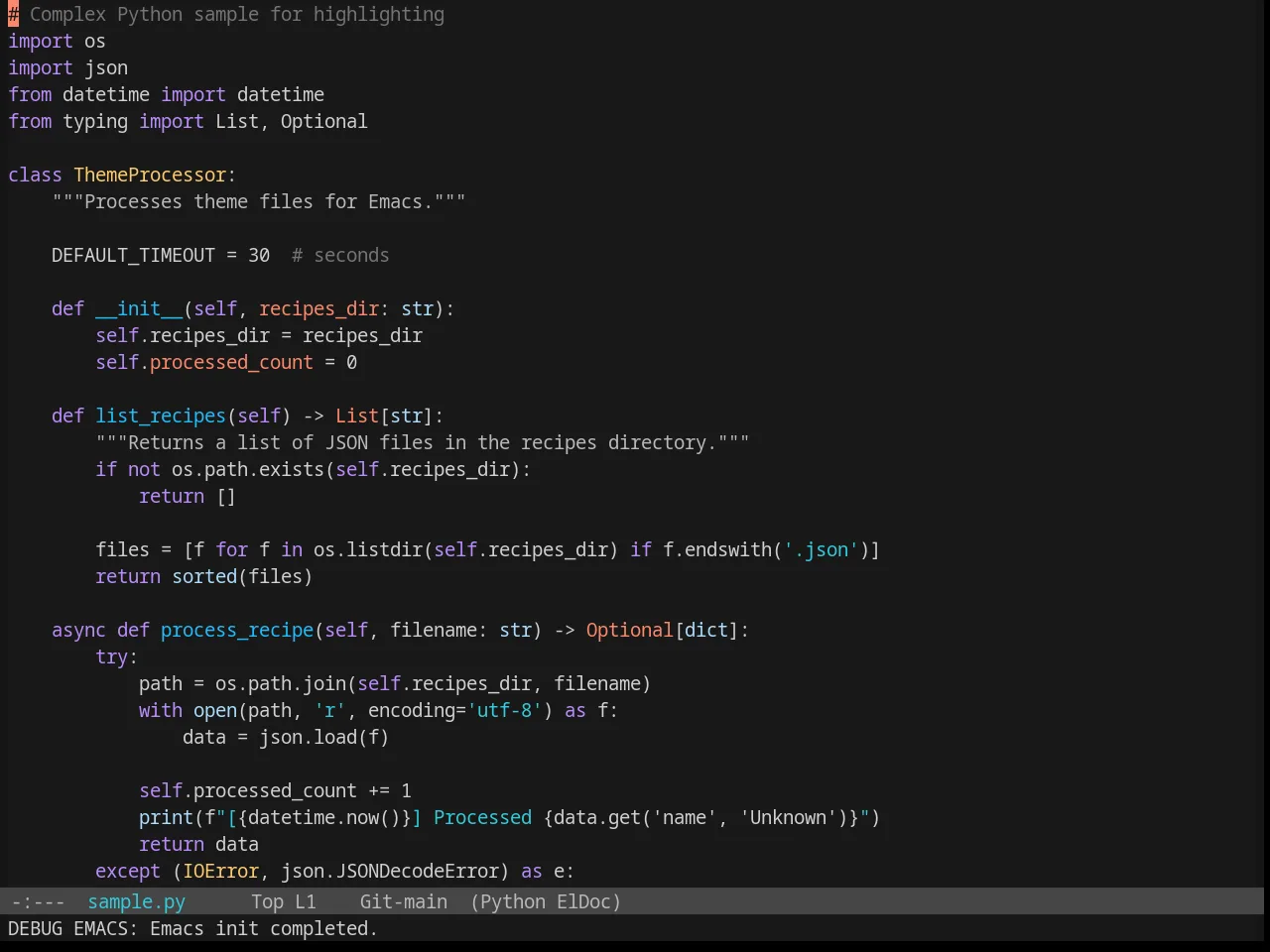 Base16 Framer Theme in python-mode