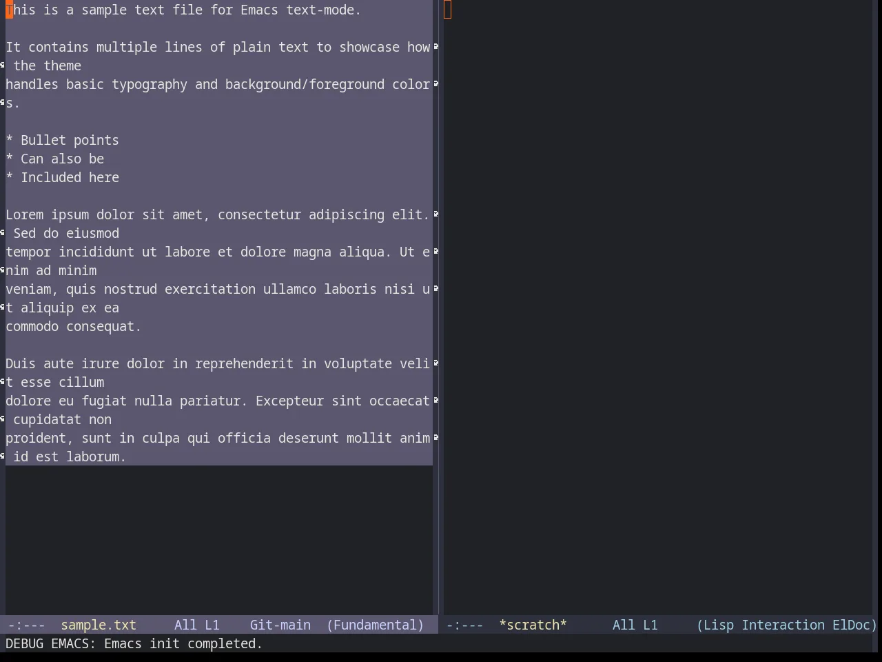 Base16 Gigavolt Theme in fundamental-mode