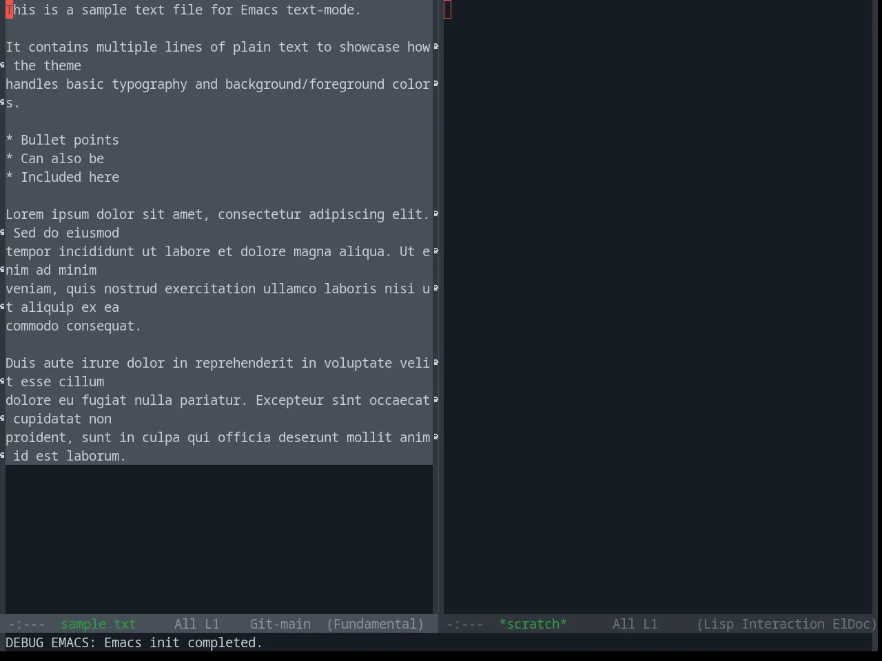 Base16 Github Dark Theme in fundamental-mode