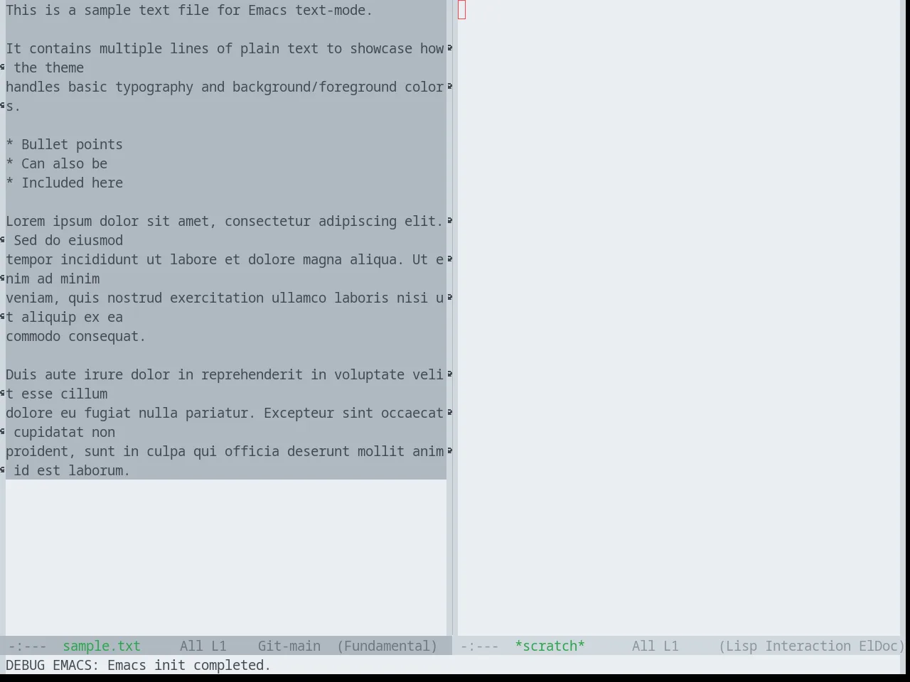 Base16 Github Theme in fundamental-mode