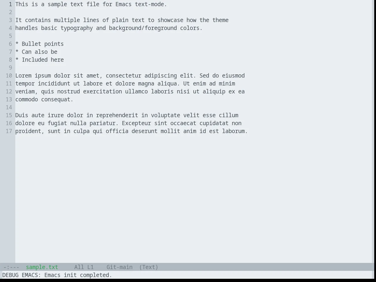 Base16 Github Theme in text-mode