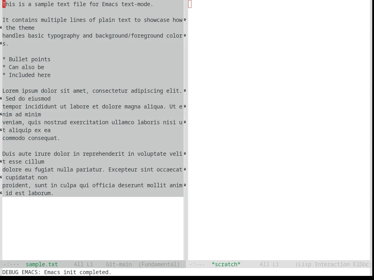 Base16 Google Light Theme in fundamental-mode