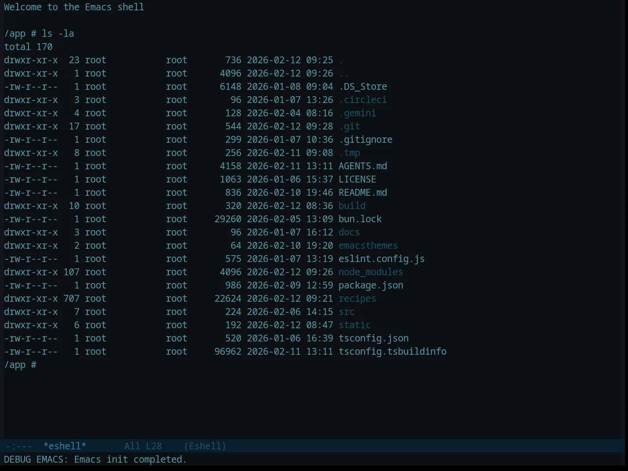 Base16 Gotham Theme in eshell