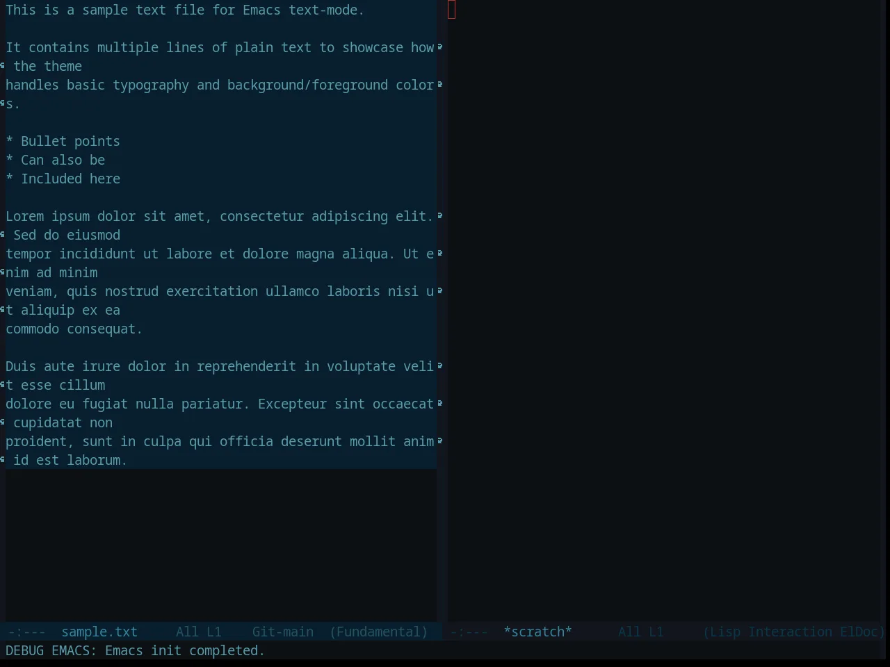 Base16 Gotham Theme in fundamental-mode