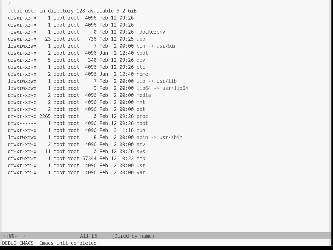 Base16 Grayscale Light Theme in dired