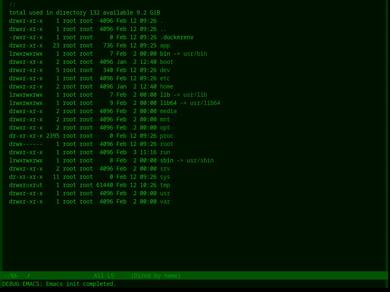 Base16 Greenscreen Theme in dired
