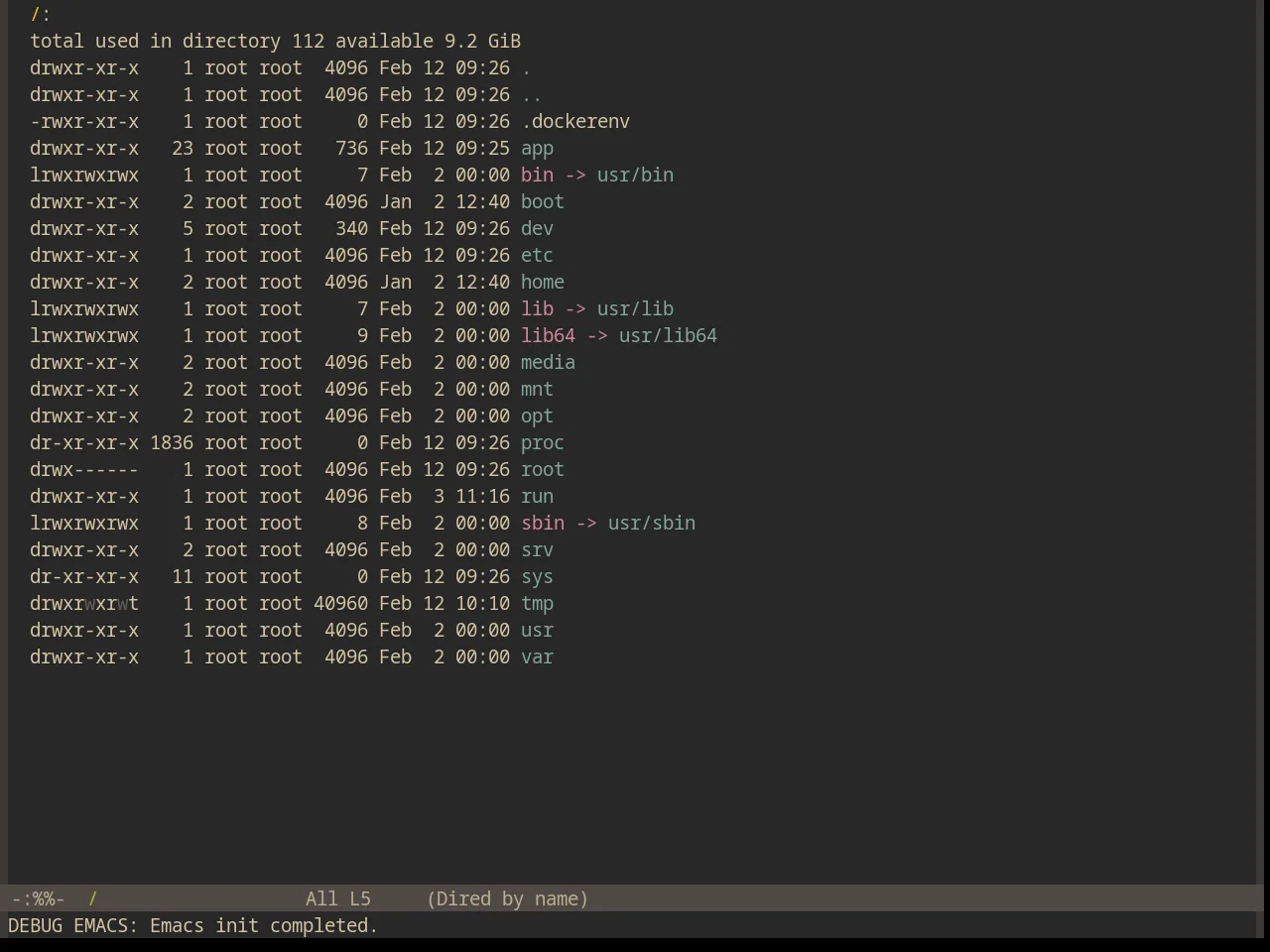Base16 Gruvbox Dark Medium Theme in dired