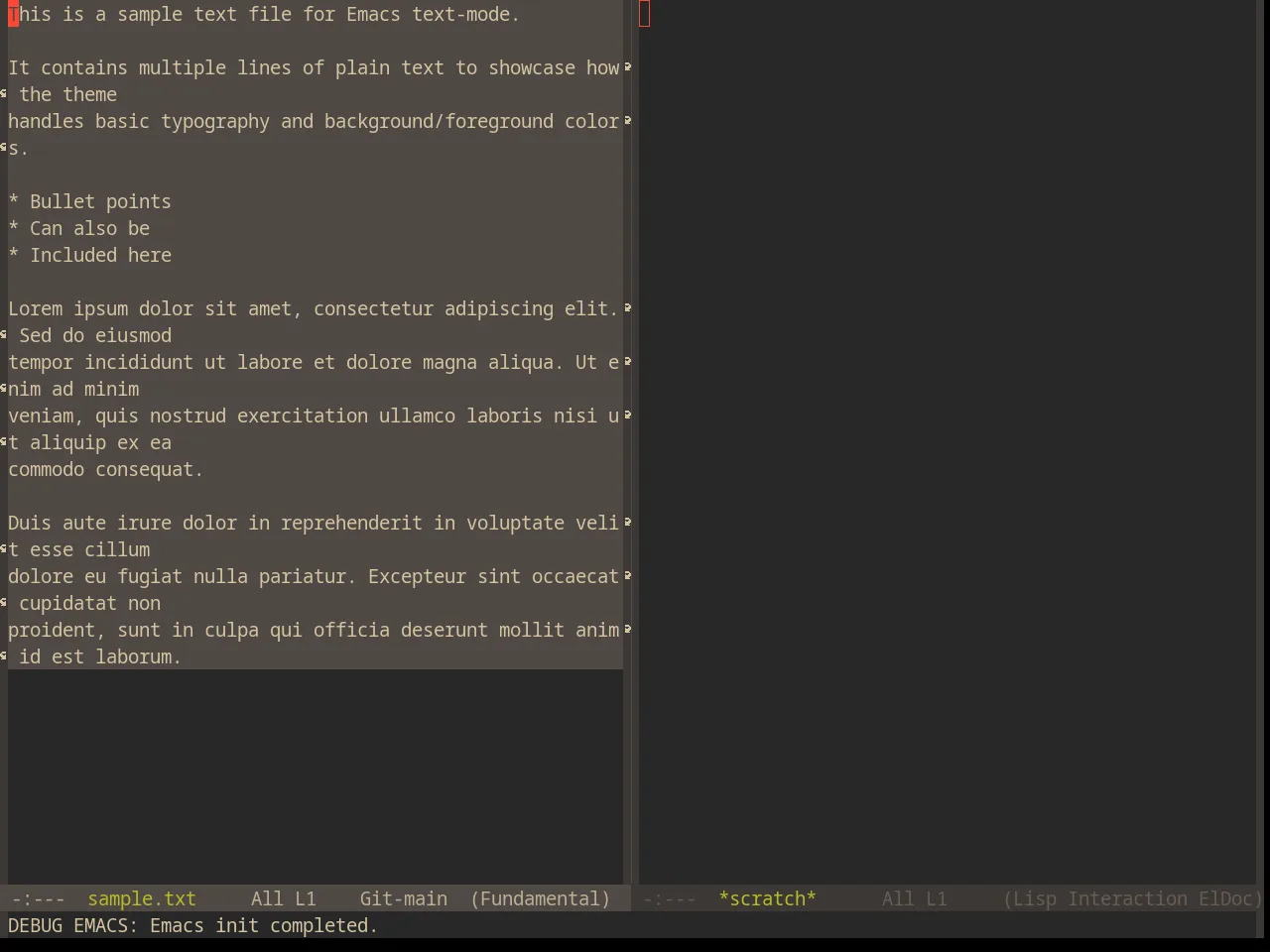 Base16 Gruvbox Dark Medium Theme in fundamental-mode