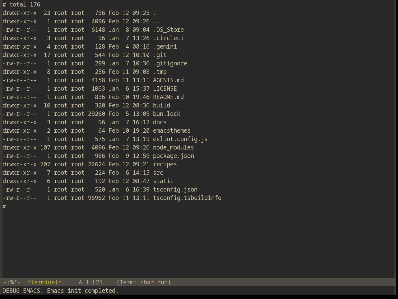 Base16 Gruvbox Dark Medium Theme in term