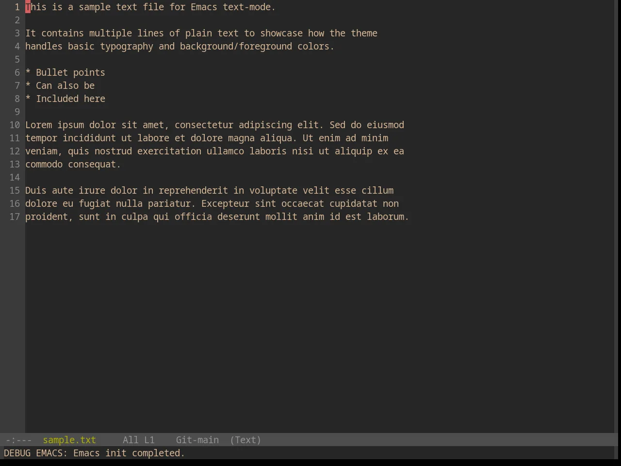 Base16 Gruvbox Dark Pale Theme in text-mode
