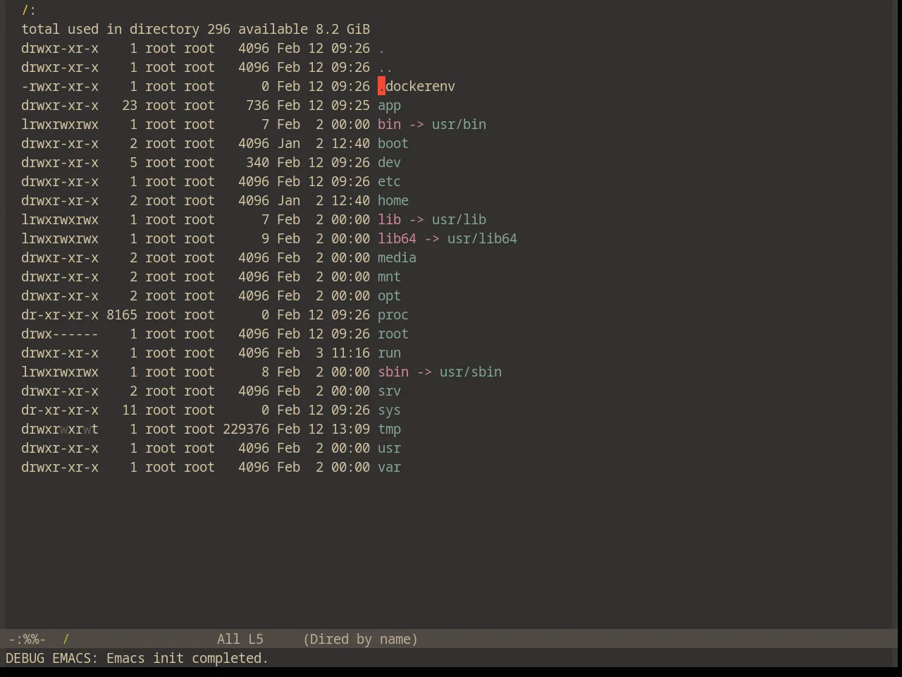 Base16 Gruvbox Dark Soft Theme in dired