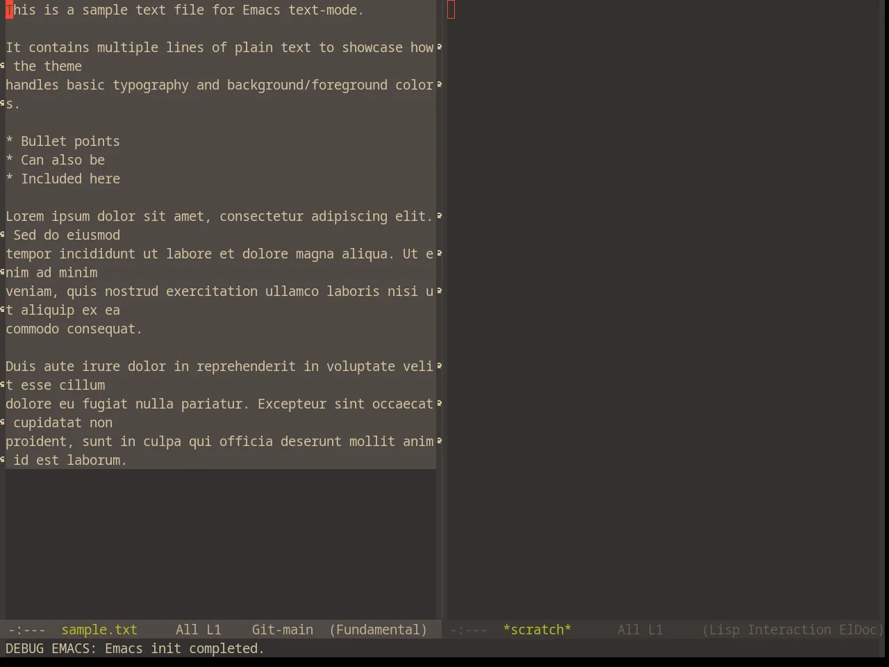 Base16 Gruvbox Dark Soft Theme in fundamental-mode