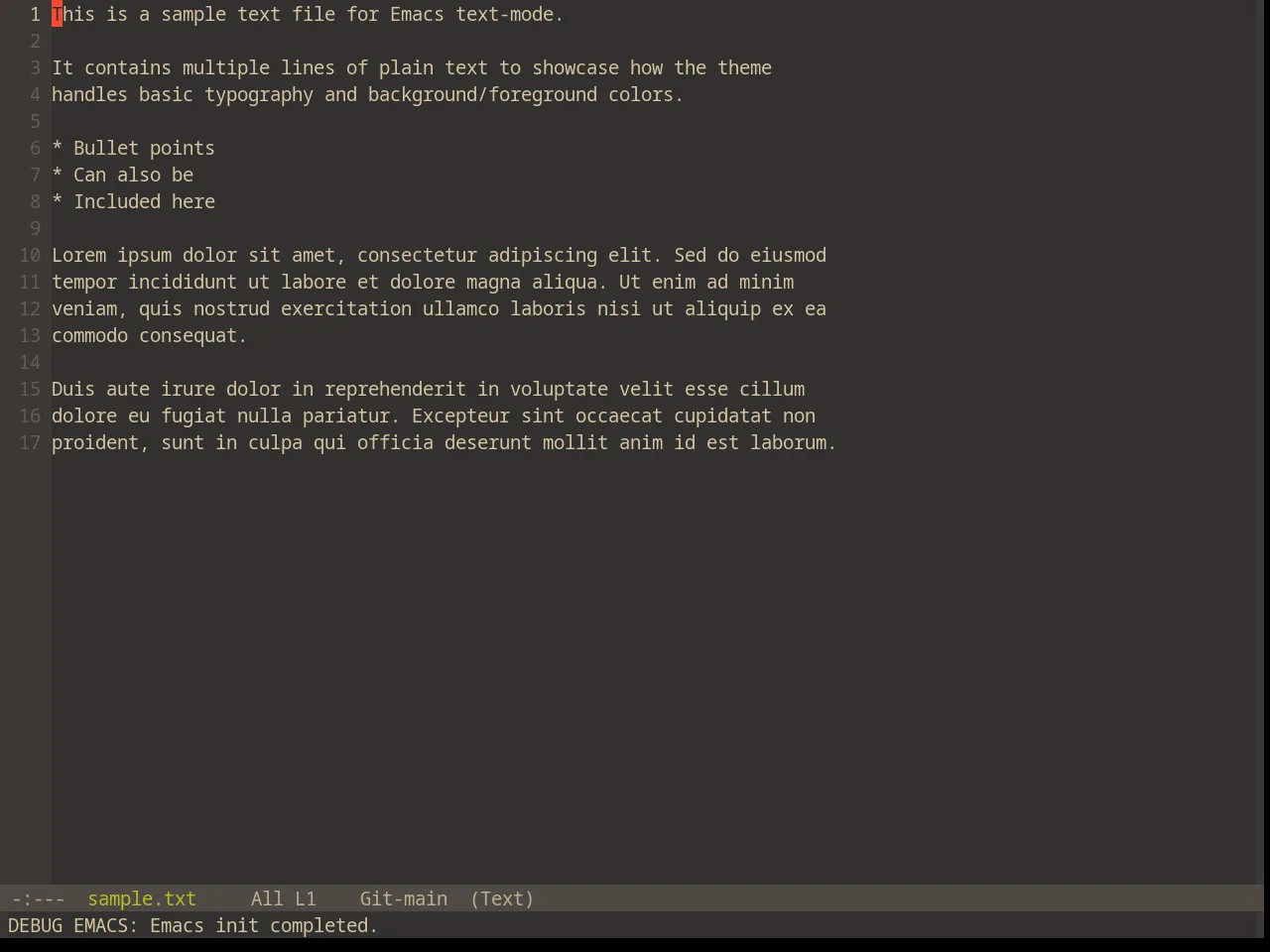 Base16 Gruvbox Dark Soft Theme in text-mode