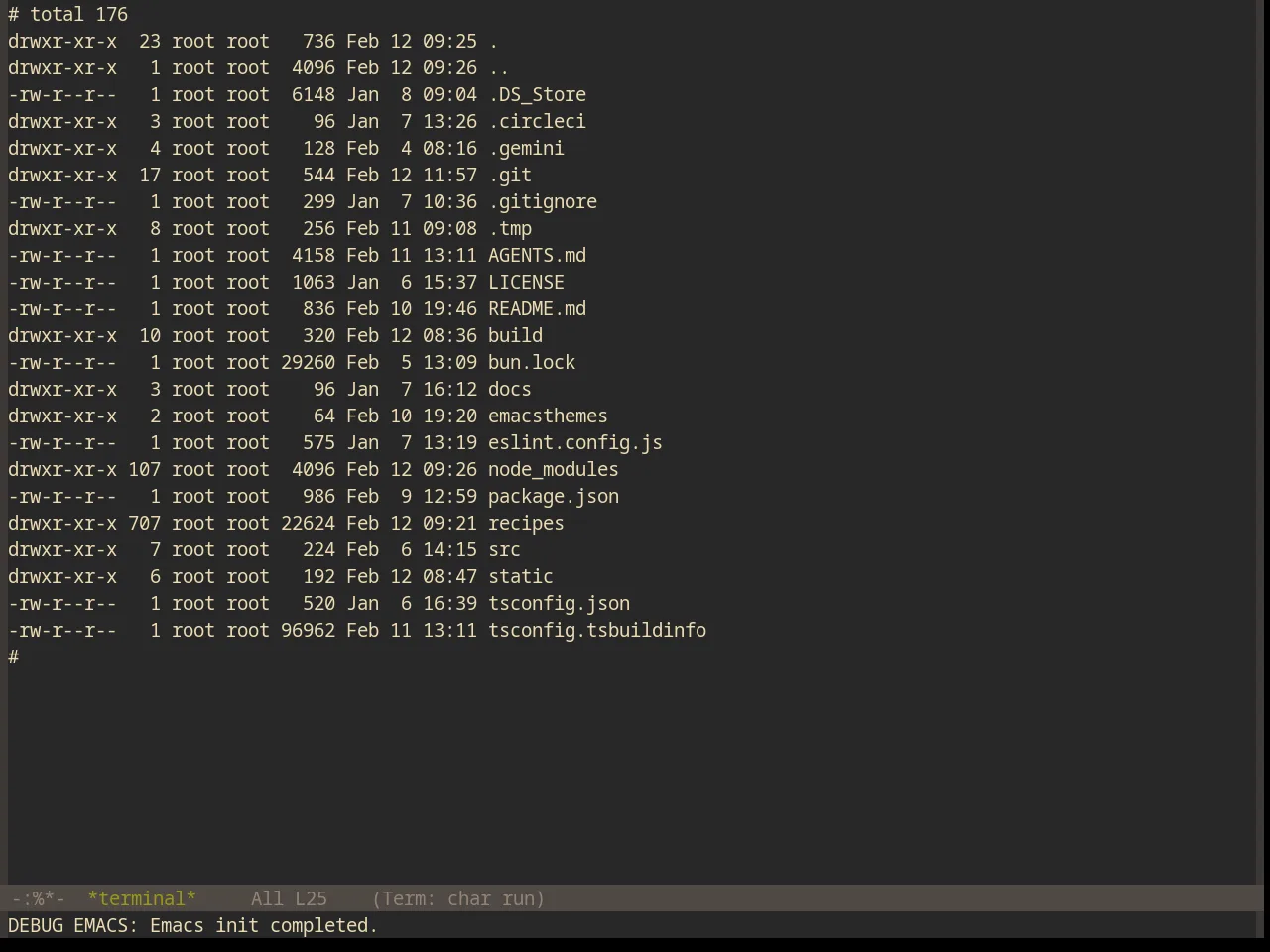 Base16 Gruvbox Dark Theme in term