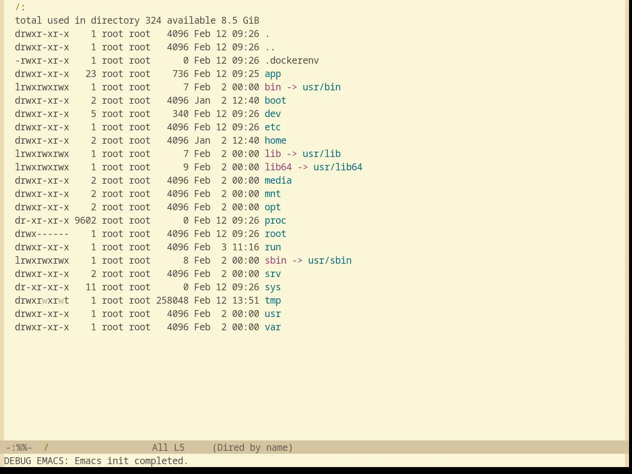Base16 Gruvbox Light Hard Theme in dired