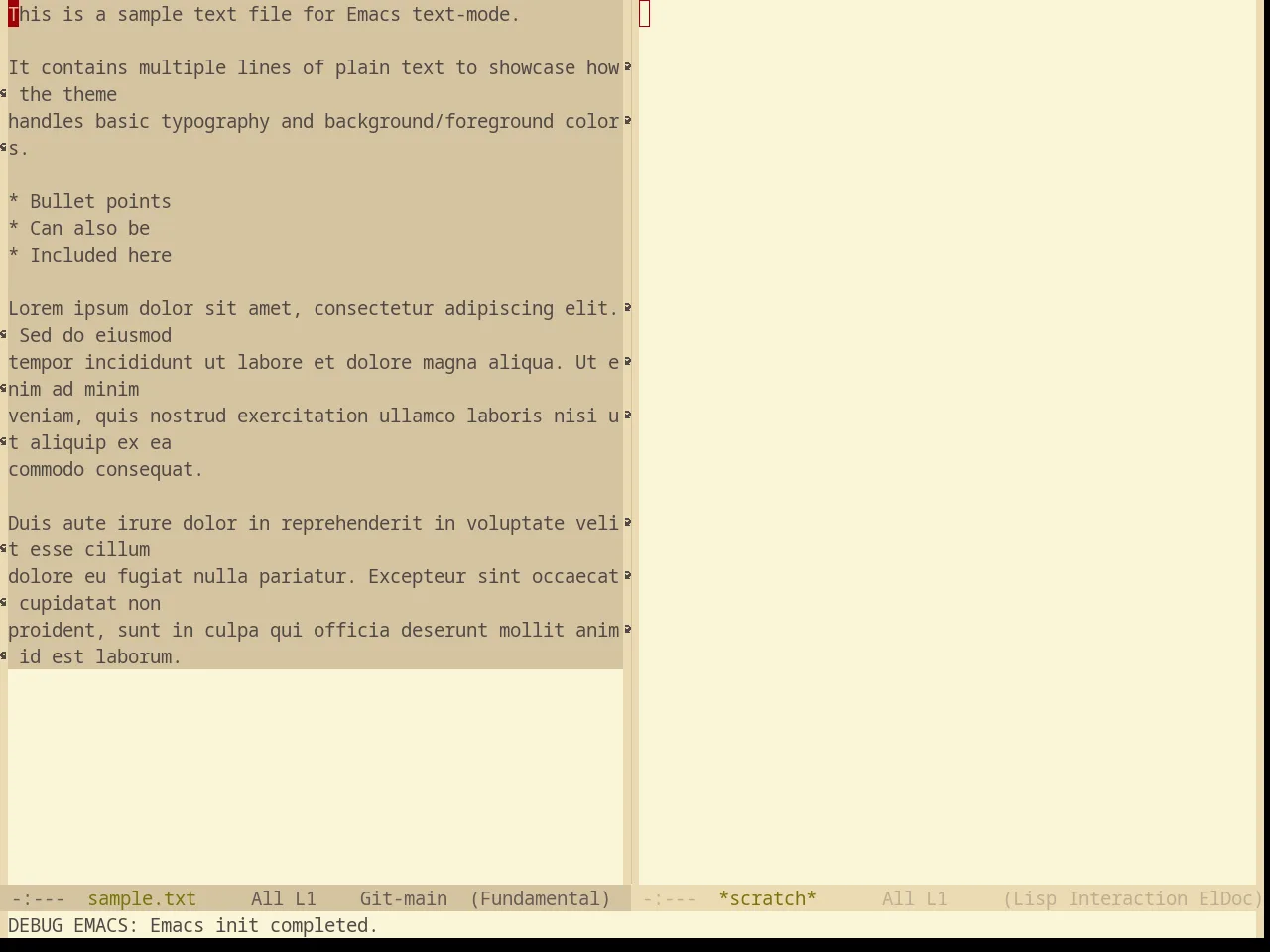 Base16 Gruvbox Light Hard Theme in fundamental-mode