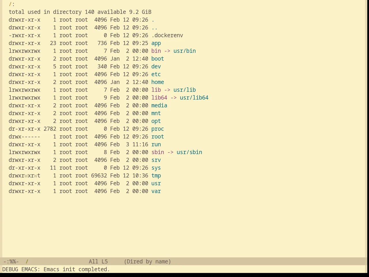 Base16 Gruvbox Light Medium Theme in dired